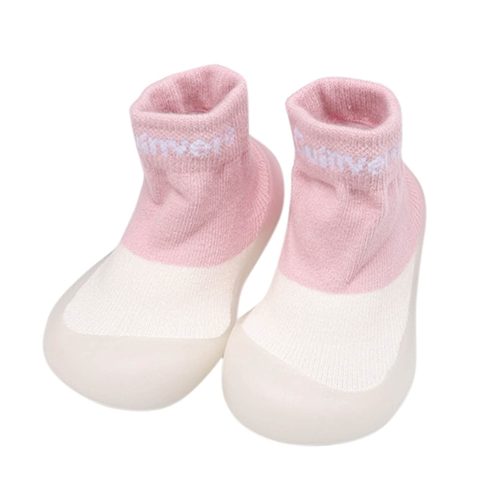 Gaoqi Baby First Walkers - Non-Slip Elastic Socks Shoes for Toddler Girls & Boys (6-24 Months) - Soft Sole Infant Walking Sandals for Indoor & Outdoor Play