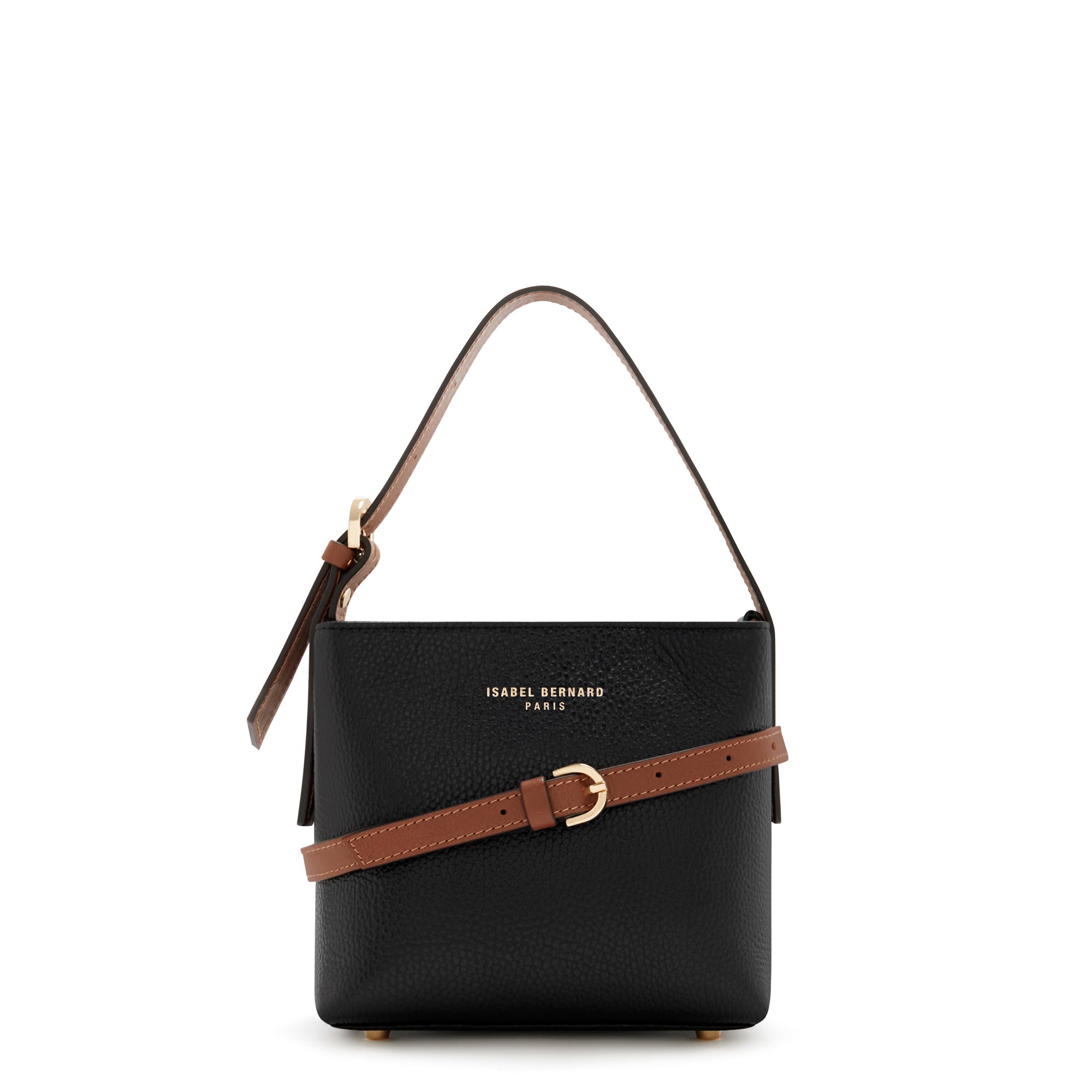 Honoré Adriane Mini Black Leather Handbag for Women - Genuine Calfskin Leather Crossbody Purse - Perfect for Work, Date Night & Travel Accessories
