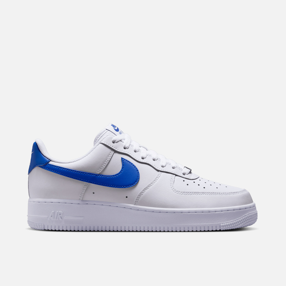Nike Air Force 1 '07 White Hyper Royal Sneakers - Classic Basketball Shoes for Men & Women - Perfect for Casual Wear, Street Style & Sneaker Collection