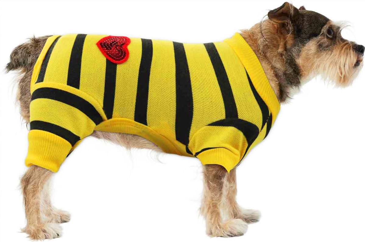 Pawsome Medium Dog Onesies for Boys - Small Size Dog Clothes with Male Themes - Cozy Dog Pajamas for Indoor Wear & Cute Pet Photo Shoots