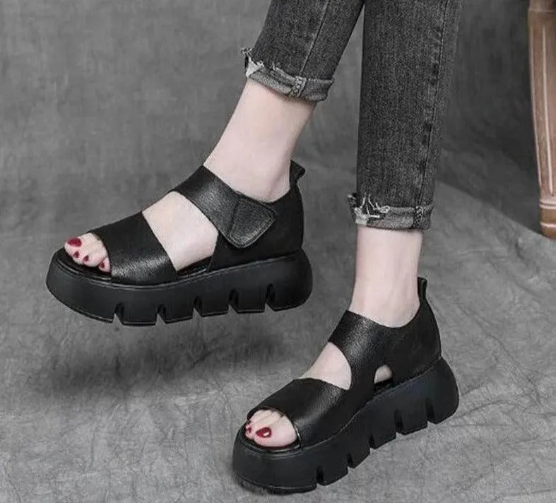Stylish Block Heel Peep Toe Wedge Sandals for Women - Comfortable Summer Dress Shoes for Weddings, Parties & Office Wear