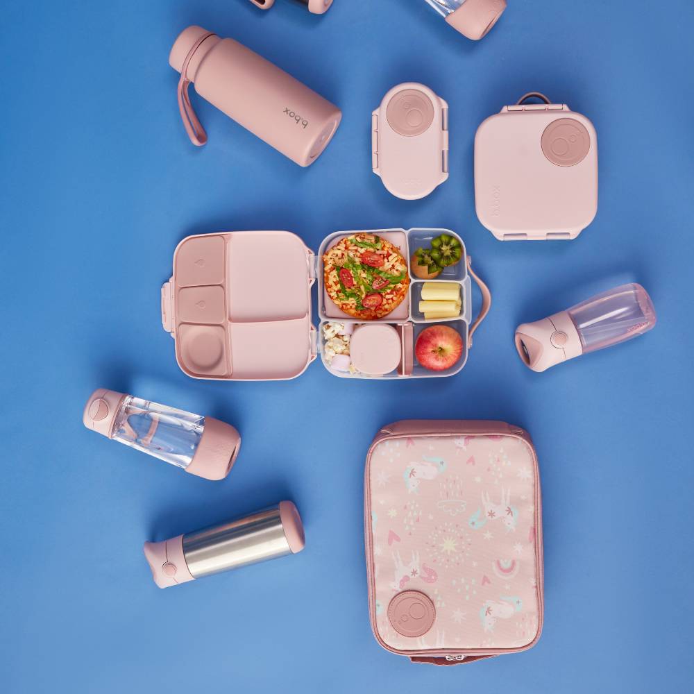 b.box Flexi Insulated Lunch Bag for Kids - Unicorn Dreams Design | Leakproof & Thermal Insulated Lunch Box for School, Work & Picnics | BPA-Free & Easy to Clean