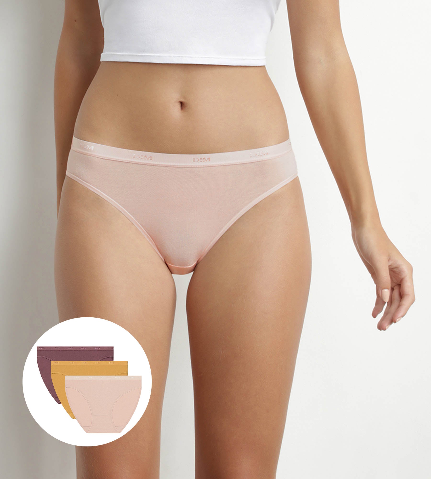 3 Pack Stretch Cotton Underwear for Women - Yellow, Nude, Brown with Pockets | Soft, Breathable & Eco-Friendly | Perfect for Travel, Yoga & Everyday Comfort
