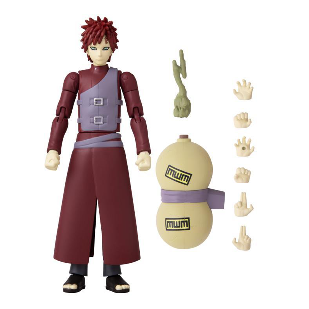 Naruto Shippuden Anime Heroes Gaara Action Figure - Collectible Anime Character for Fans & Decor | Perfect for Display, Gifts, and Cosplay
