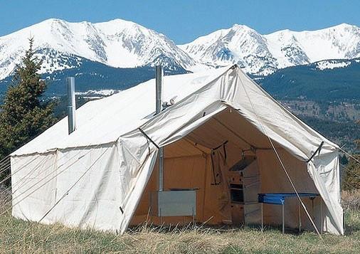 Montana Canvas Outfitter Cook Shack - Durable Outdoor Camping Tent for Hunting & Fishing Trips - Perfect for Wilderness Adventures & Backcountry Cooking