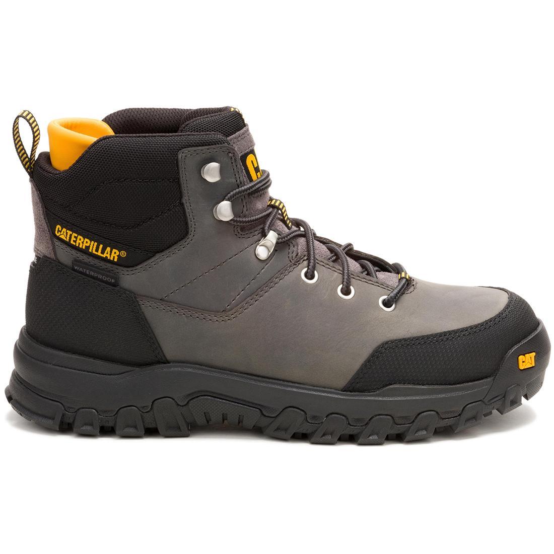 Threshold Rebound Hiker Waterproof Steel Toe Boots for Men - Lightweight Hiking Shoes with Anti-Slip Sole for Outdoor Work, Construction & Hiking Adventures