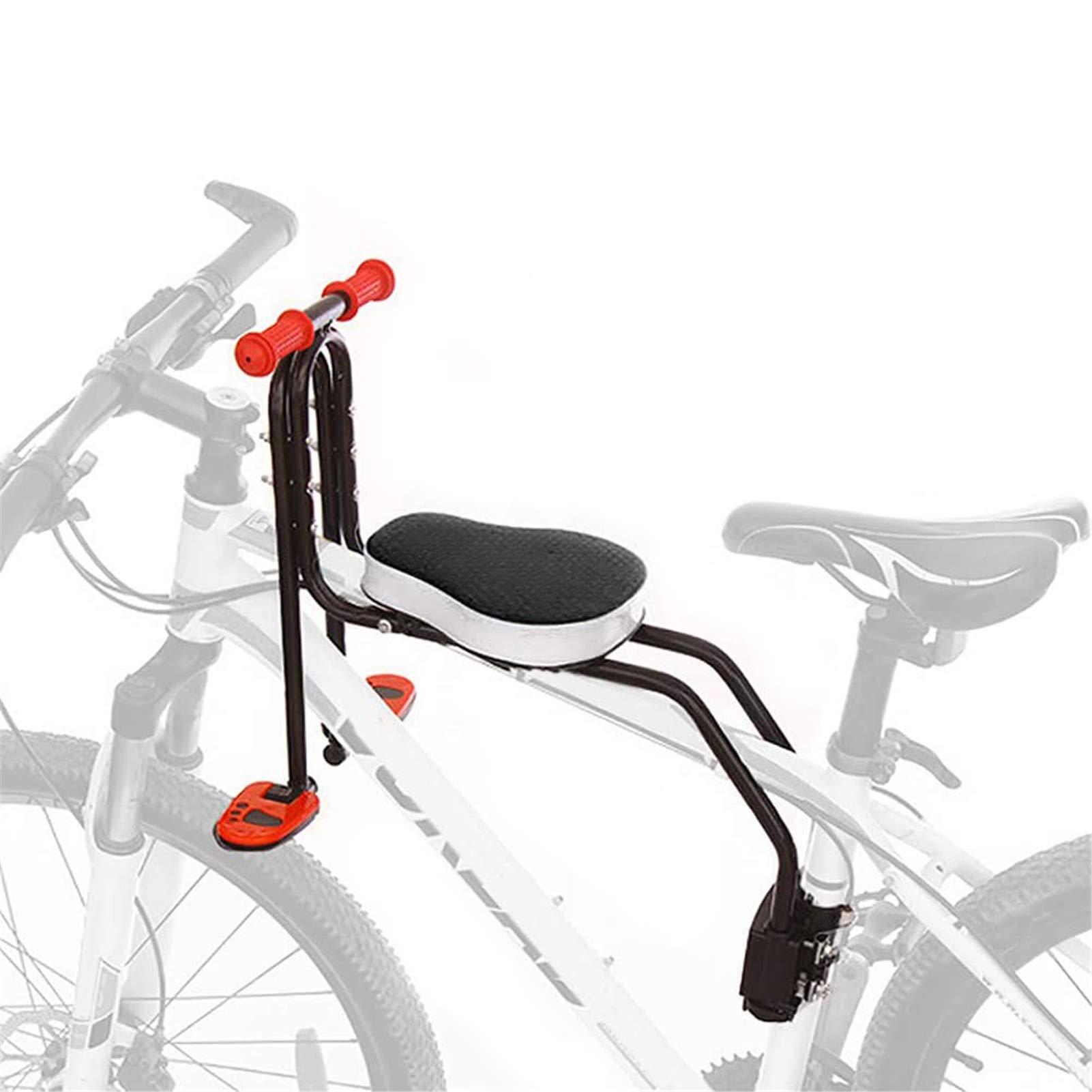 HOAPL Adjustable Front Mount Baby Bike Seat - Safe & Comfortable Child Carrier for Mountain Bikes - Perfect for Family Cycling & Outdoor Adventures