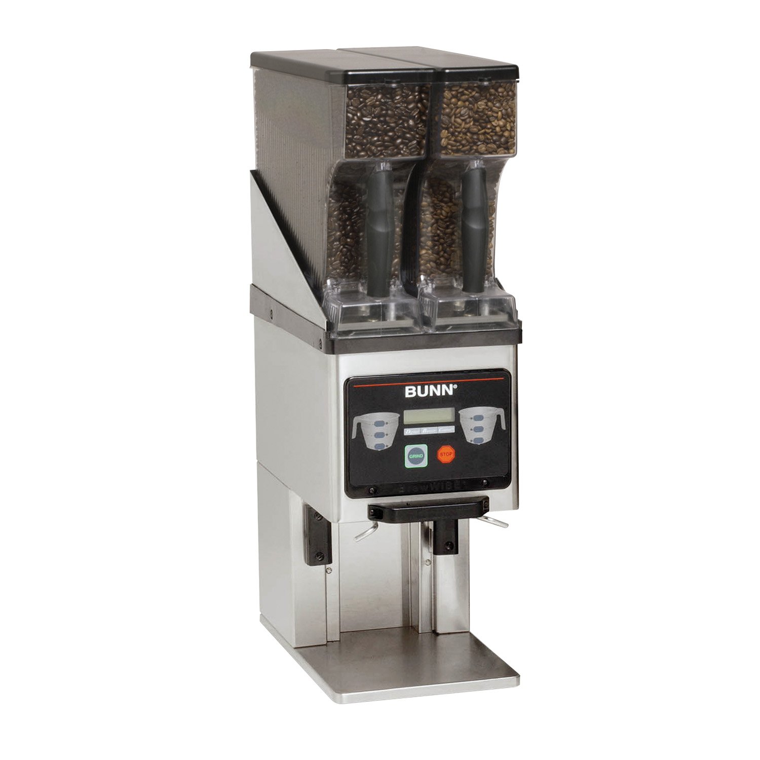 BUNN 35600.0020 Commercial Multi-Hopper Coffee Grinder & Storage System - Black Stainless Steel for Coffee Shops, Restaurants & Offices