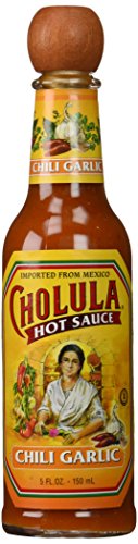 Cholula Chili Garlic Hot Sauce - 5 Fl Oz (Pack of 3) | Spicy Mexican Hot Sauce for Tacos, Wings & Bloody Marys | Perfect for Cooking, Grilling & Gifting