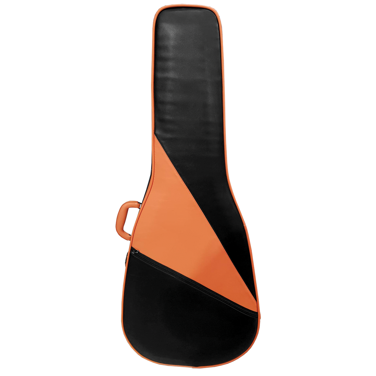 DCM Deluxe DXDO Black & Orange Lightweight Foam Dreadnought Guitar Case - Perfect for Travel, Gigging & Acoustic Guitar Protection