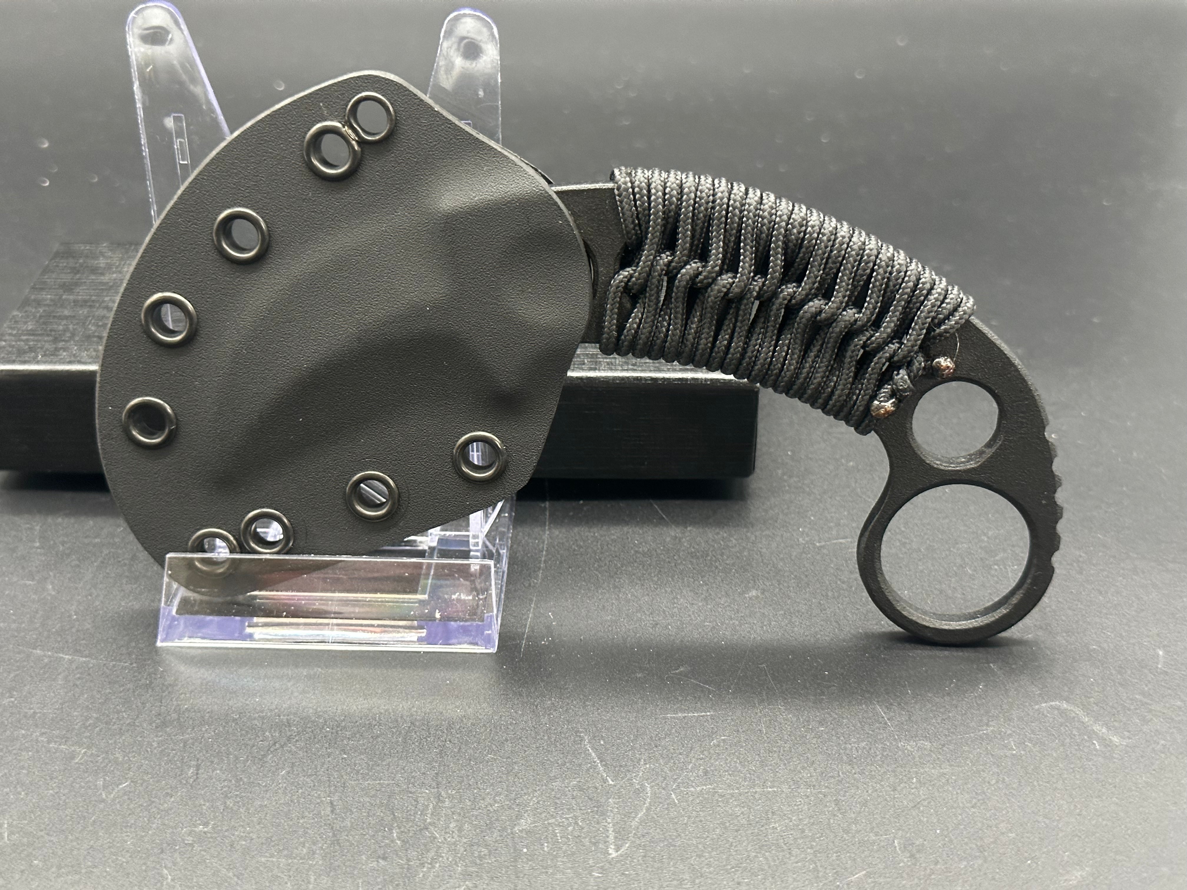 Shadow Tech Compact Karambit Knife - Tactical Folding Pocket Knife with Sheath | EDC, Outdoor Survival, Camping & Self Defense Tool