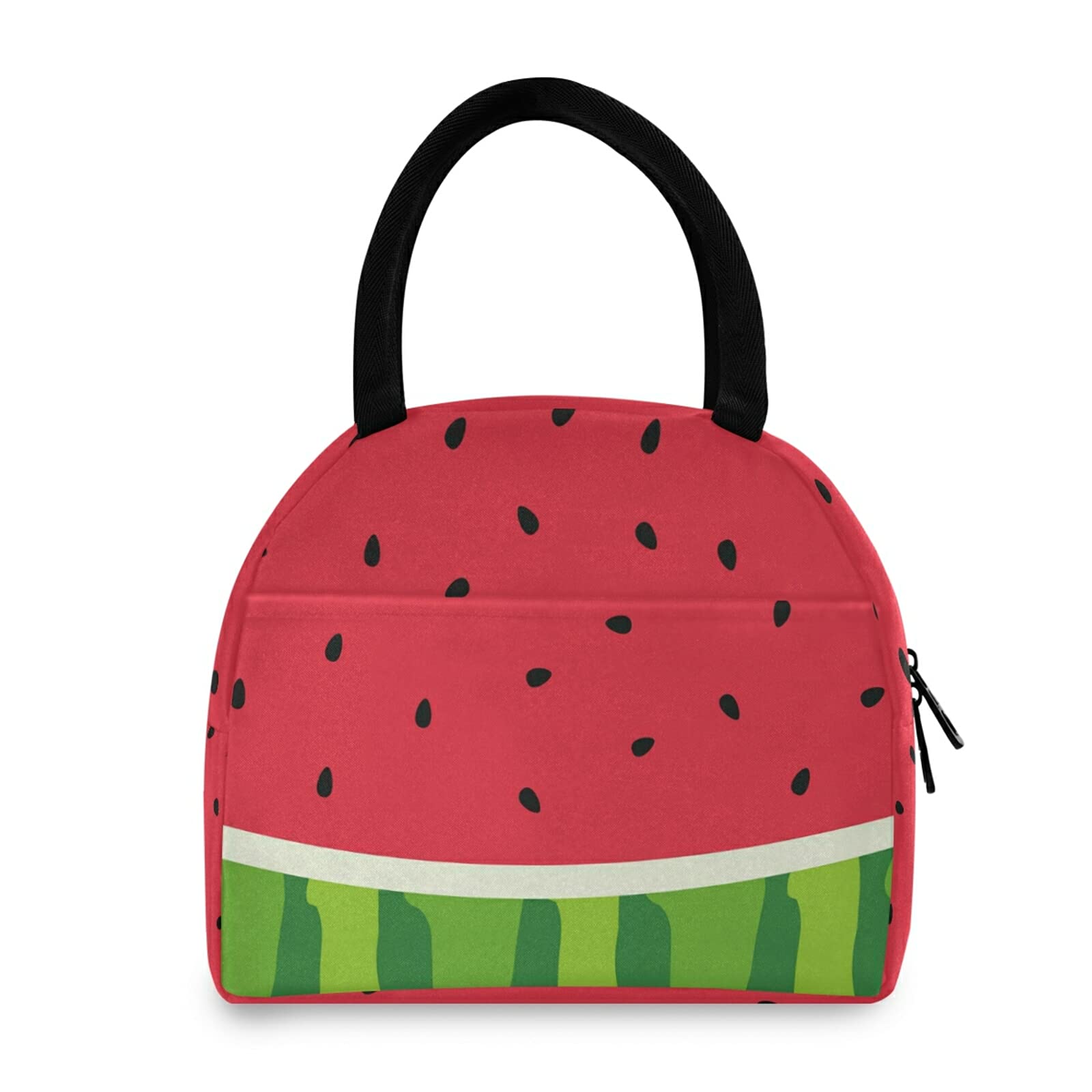 Insulated Watermelon Lunch Bag for Women - Reusable Tote Lunch Box with Cool Design - Perfect for Work, School, Picnics & Outdoor Activities