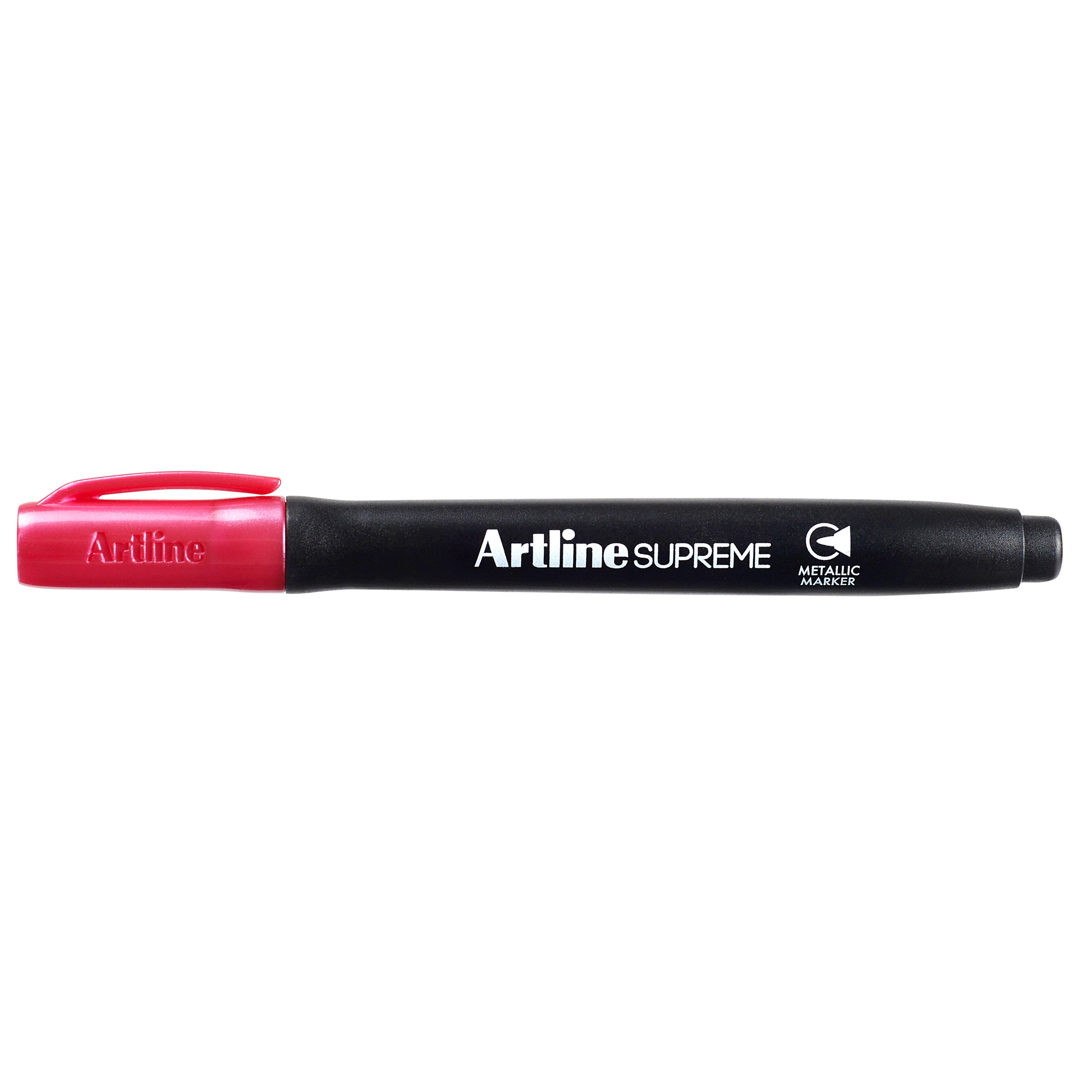Artline Supreme Metallic Marker Pens - Set of 12 Vibrant Pink Markers for Scrapbooking, Card Making & DIY Crafts