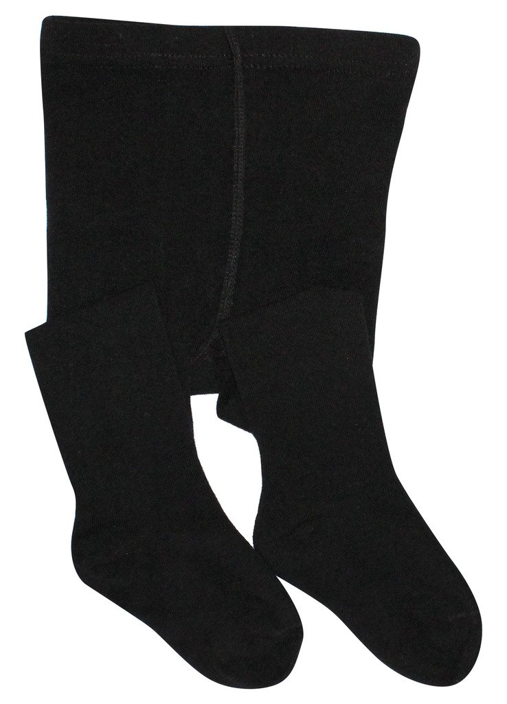 BEAR MUM Baby Girls' Seamless Organic Cotton Tights - Soft & Breathable Leggings for Toddlers - Perfect for Playtime, Daycare & Winter Layering