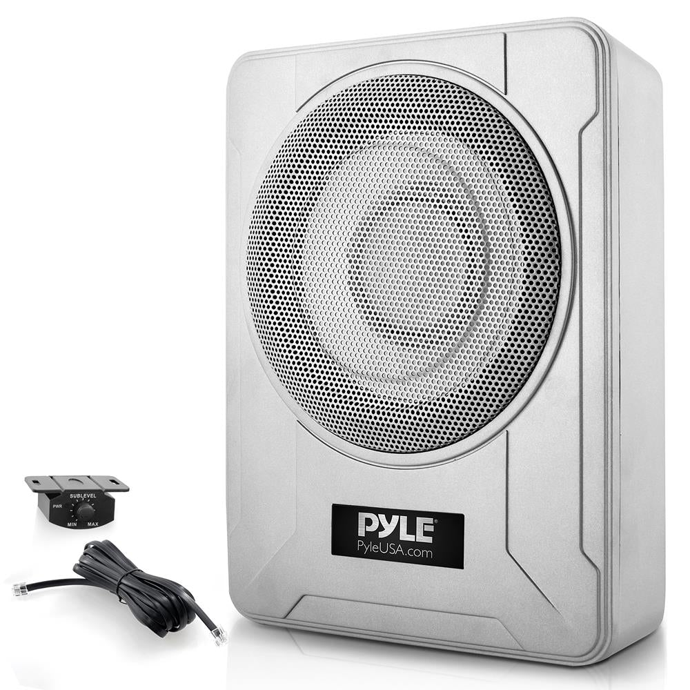 Premium Marine Grade Slim Active Subwoofer - High Performance Waterproof Bass Speaker for Boats, Cars & Outdoor Adventures