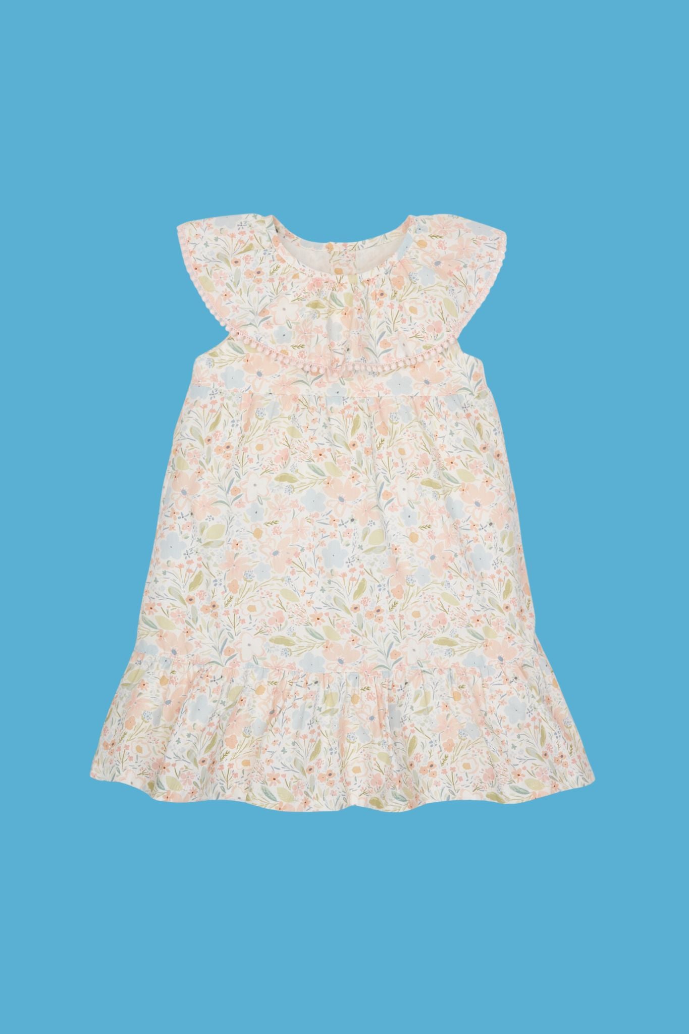 Charlotte Cotton Dress for Toddler Girls - Soft & Comfortable Summer Outfit for Playdates, Parties & Everyday Wear