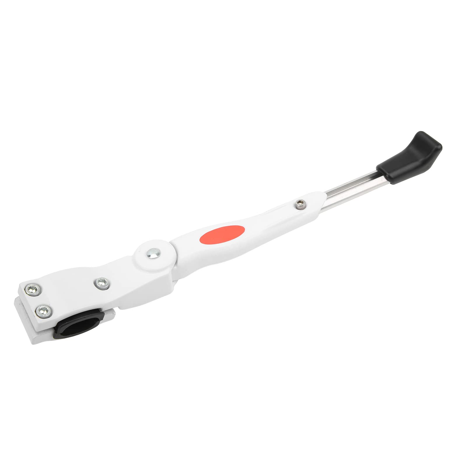 Demeras Bike Kickstand - Adjustable Length, Wear-Resistant, High Stability Mountain Bike Stand for DIY Bicycle Repair & Maintenance (White) - Perfect for Road Bikes, MTBs & Commuter Bicycles