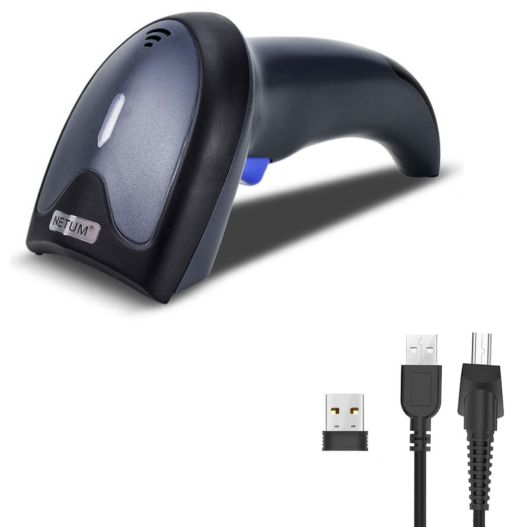 W8 Wireless 2D Barcode Scanner - Bluetooth & WiFi Enabled Handheld QR Code Reader for Retail, Warehouse, and Inventory Management | Fast Scanning for Smartphones, Tablets, and POS Systems