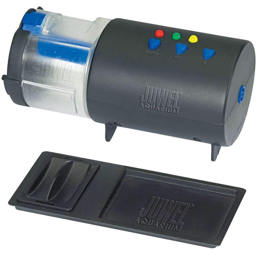 Automatic Fish Feeder for Aquarium - Battery Powered Juwel Fish Food Dispenser - Perfect for Home, Office & Vacation Use