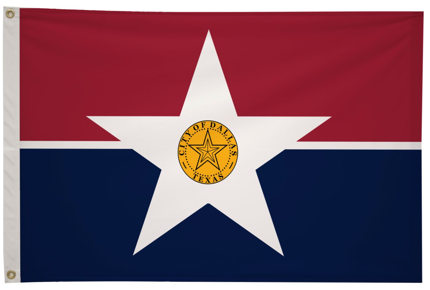 Dallas Texas City Flag - 3x5 Feet Nylon Outdoor & Indoor Banner - Perfect for Home Decor, Office Display & Sports Events
