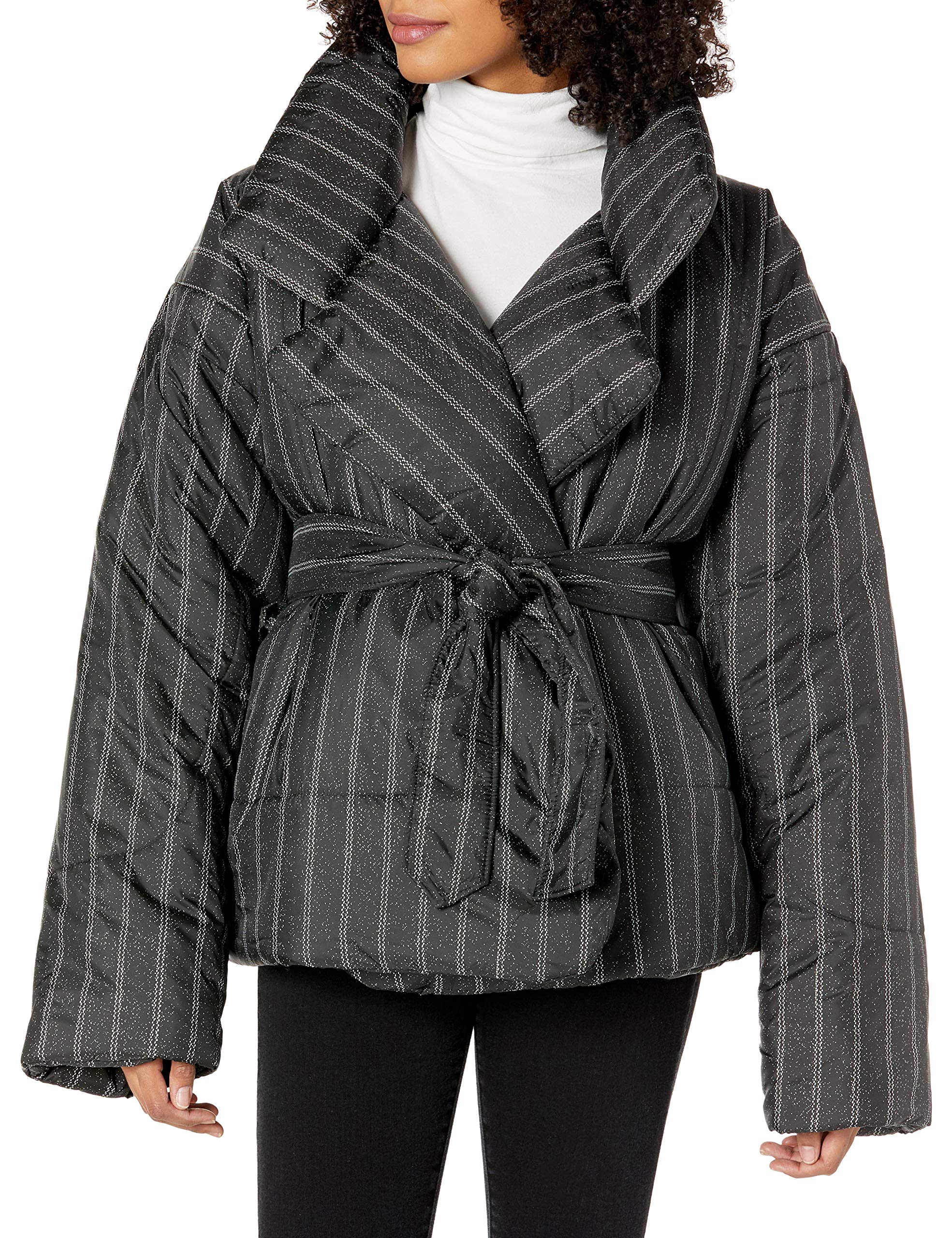 Norma Kamali Women's Winter Coat - Waterproof Long Trench Coat with Belt, Fashionable Outerwear for Cold Weather | Perfect for Work, Travel & Everyday Wear