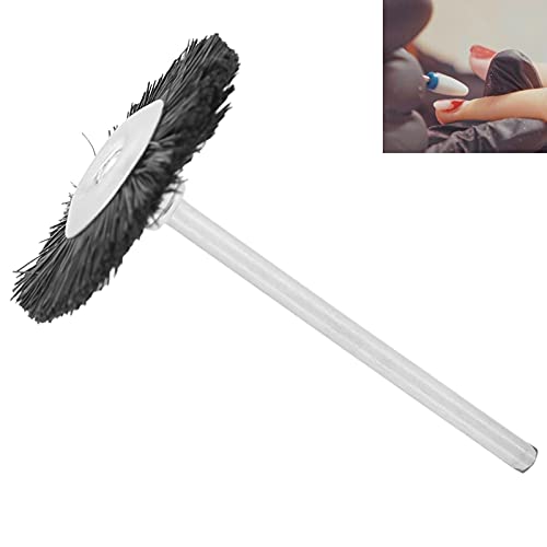 Professional Nail Dust Brush - High Density T-Shaped Black Cleaning Brush for Nail Drill Pens & Manicure Tools | Perfect for Nail Salons, Home Manicures & Professional Nail Technicians
