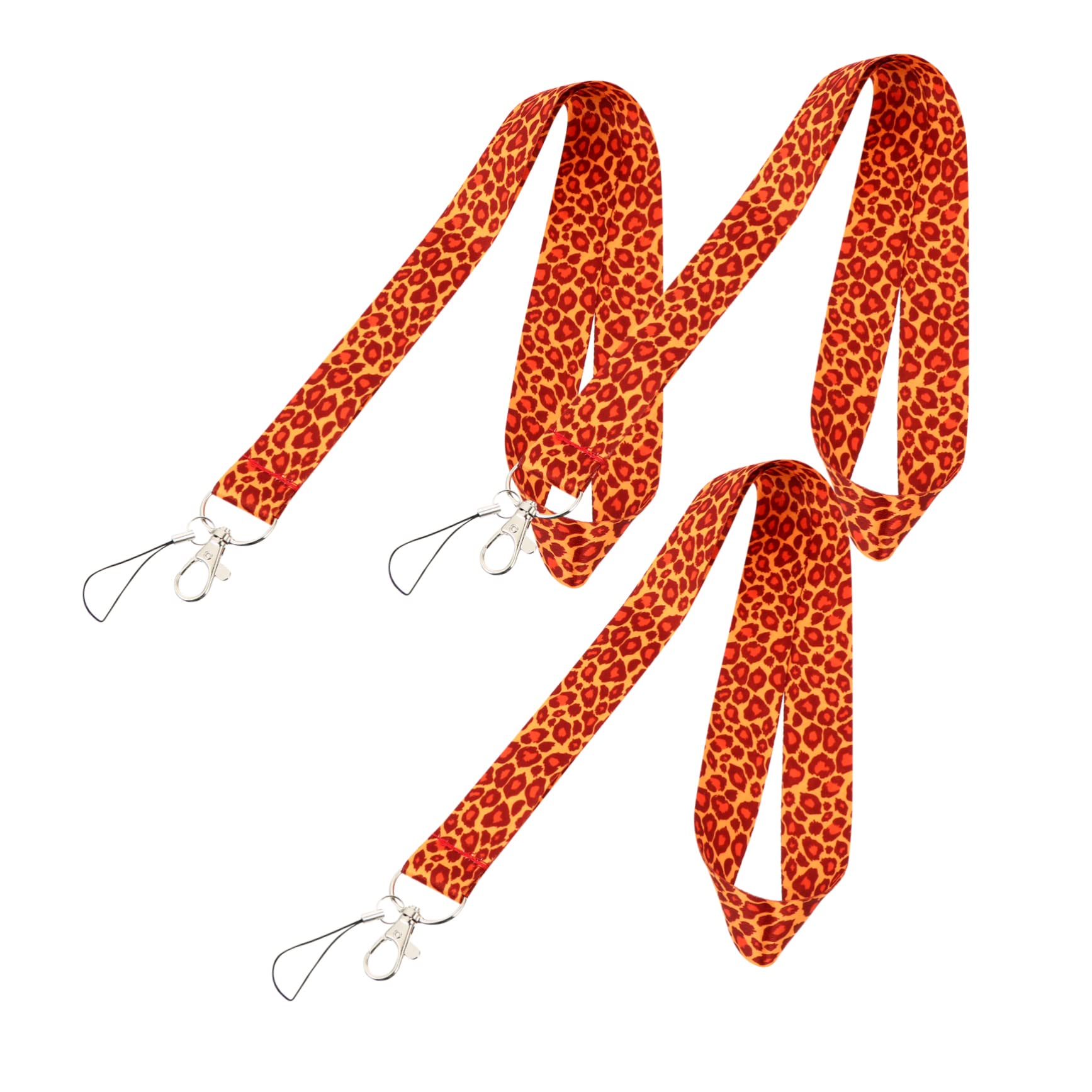 OKUMEYR 3-Pack Badge Lanyards with Phone Holder - Durable Neck Strap for ID Cards, Keys & Smartphones - Perfect for Work, School, Events & Conventions