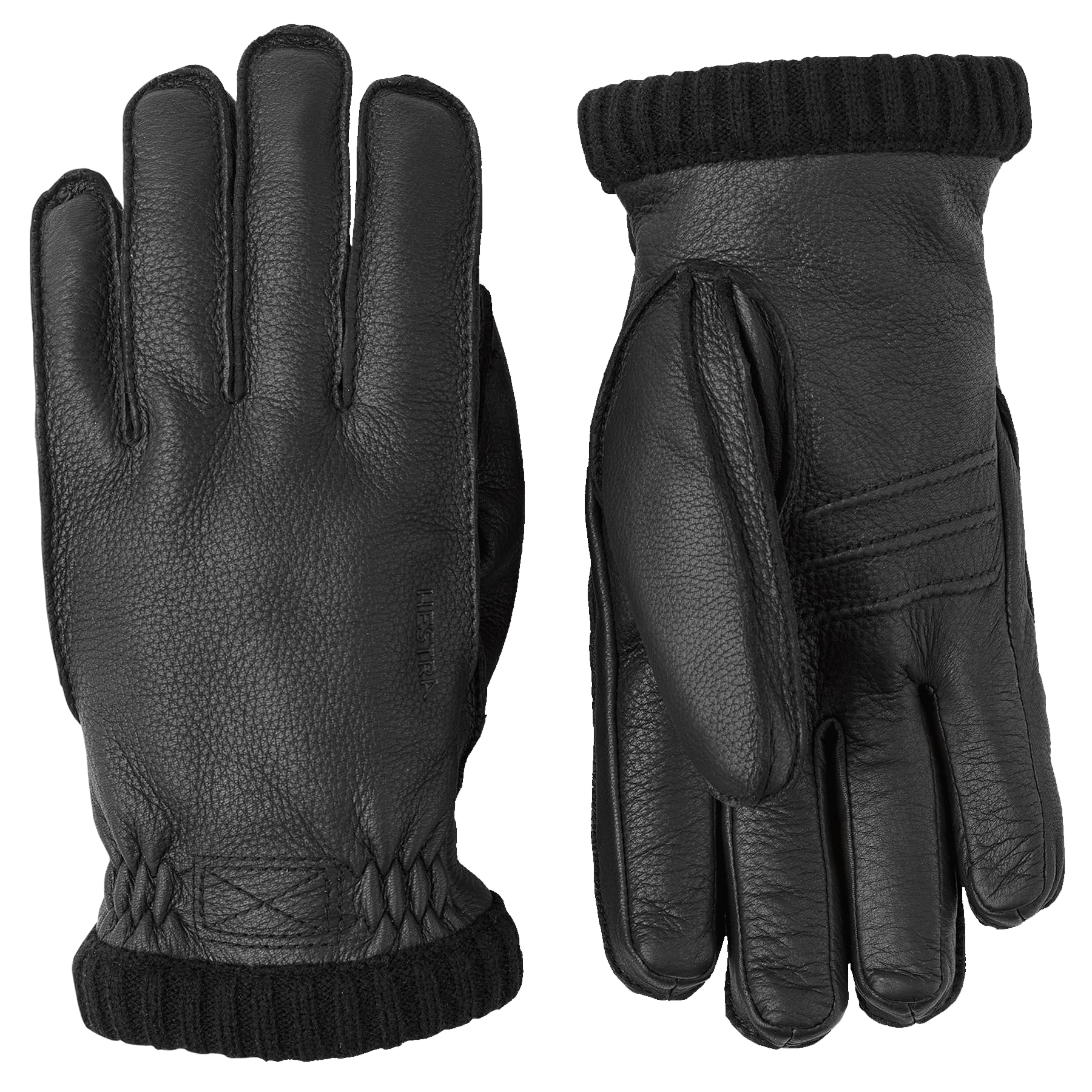 Hestra Deerskin Primaloft Insulated Leather Gloves - Warm Winter Work Gloves for Men & Women - Perfect for Outdoor Activities, Construction, and Daily Commute