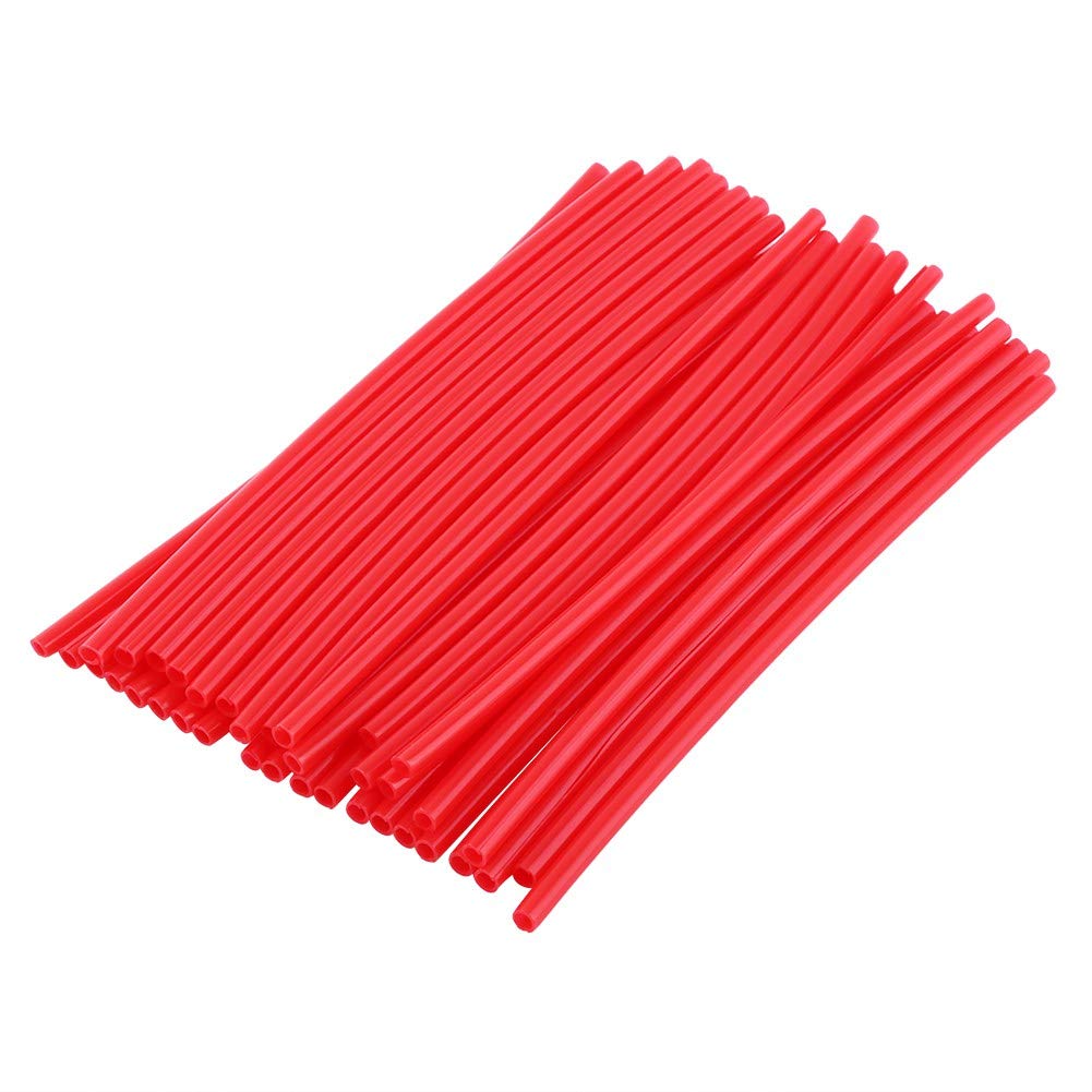 36pcs Motorcycle Spoke Covers - Durable Wheel Protector Skins for Motocross & Off-Road Bikes (Red) - Prevent Damage & Enhance Style for Dirt Bikes, ATVs & Adventure Riding