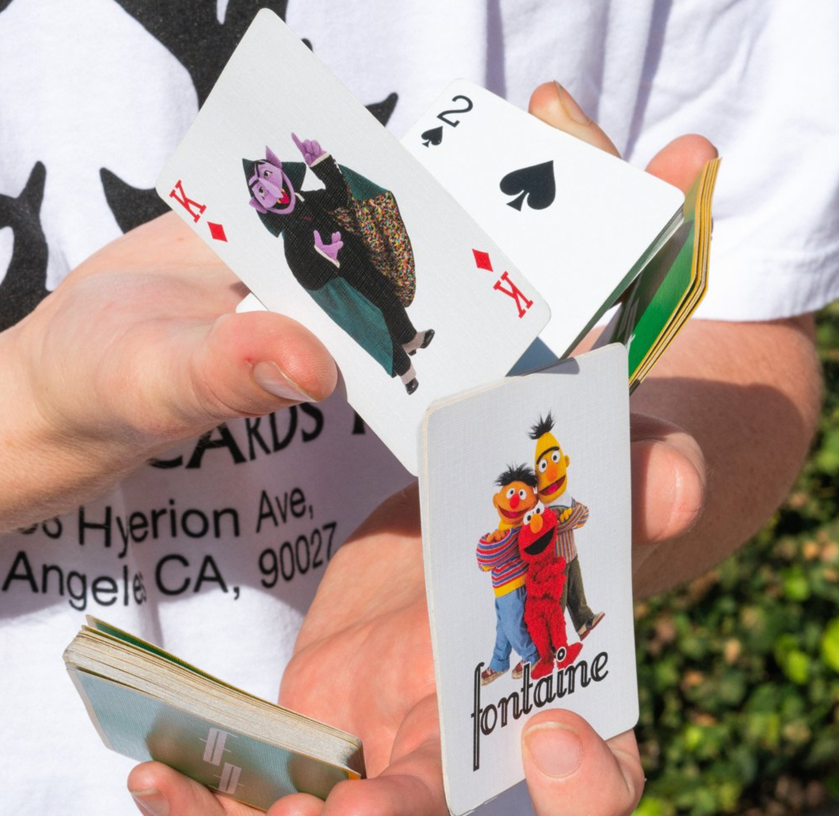Fontaine Sesame Street Playing Cards - Premium Collectible Deck for Card Games, Magic Tricks & Poker - Featuring Elmo, Cookie Monster & Big Bird - Perfect for Gifts, Game Nights & Cardistry