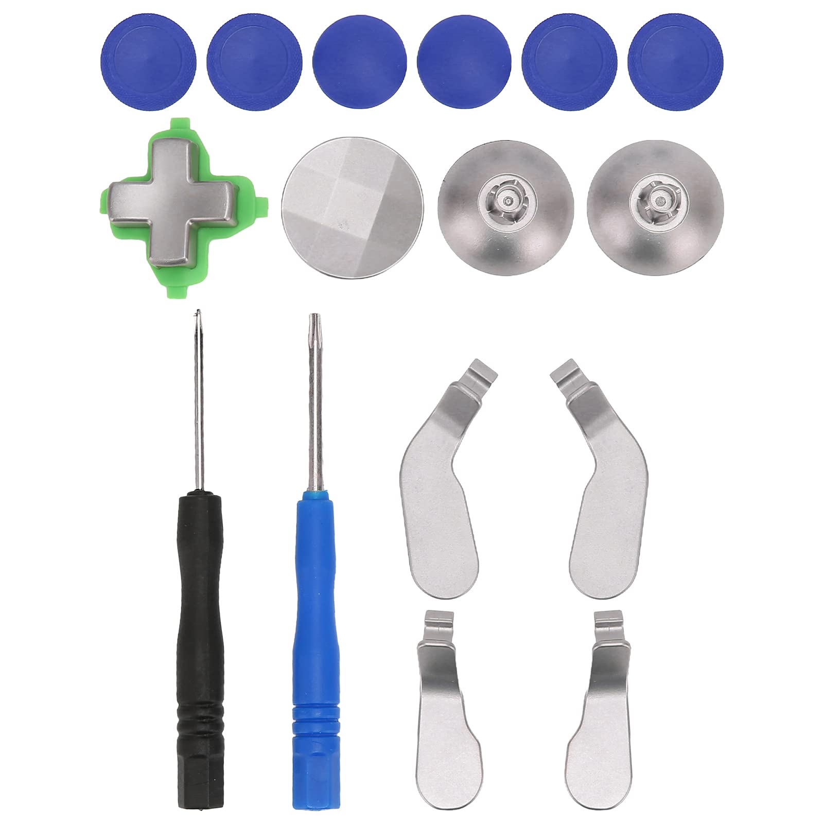 Metal Key Paddle Set for Gaming Controller - Blue | Reduce Fatigue for Long Gaming Sessions