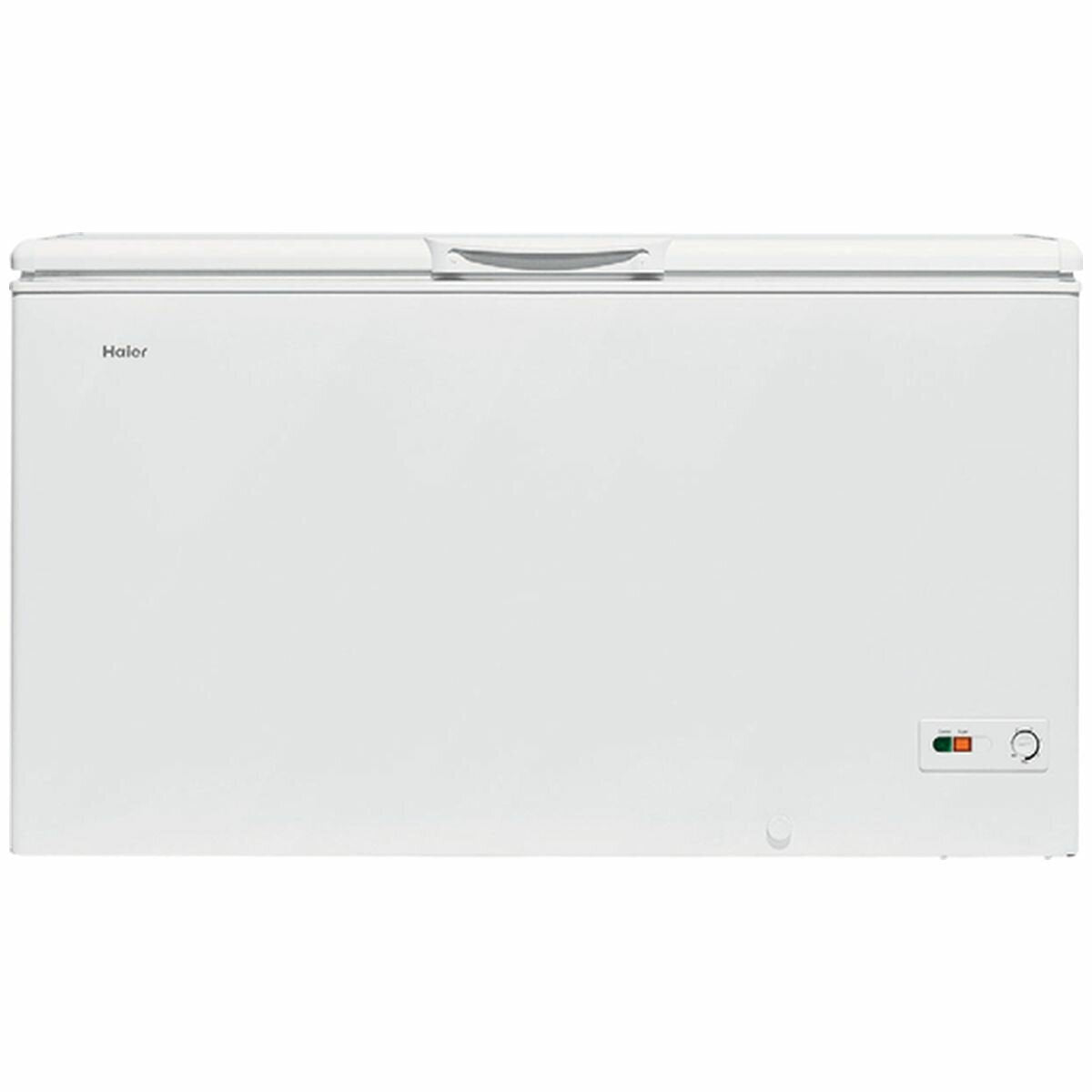 Haier 373L (13.2 Cu Ft) Chest Freezer HCF384W2 - Energy Efficient, Large Capacity Deep Freezer for Home, Garage, or Restaurant Use - Perfect for Storing Meat, Seafood, and Bulk Food Items