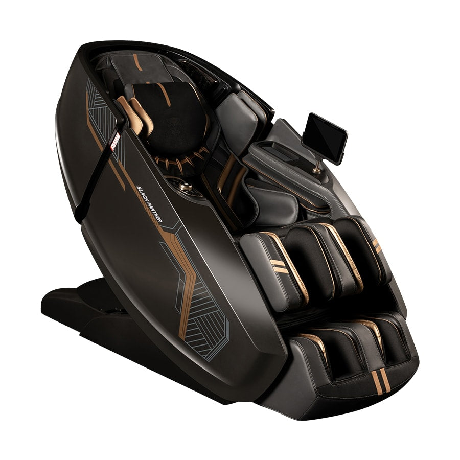 Daiwa Black Panther Supreme Hybrid Massage Chair - Full Body Shiatsu & Zero Gravity Recliner for Home, Office & Relaxation