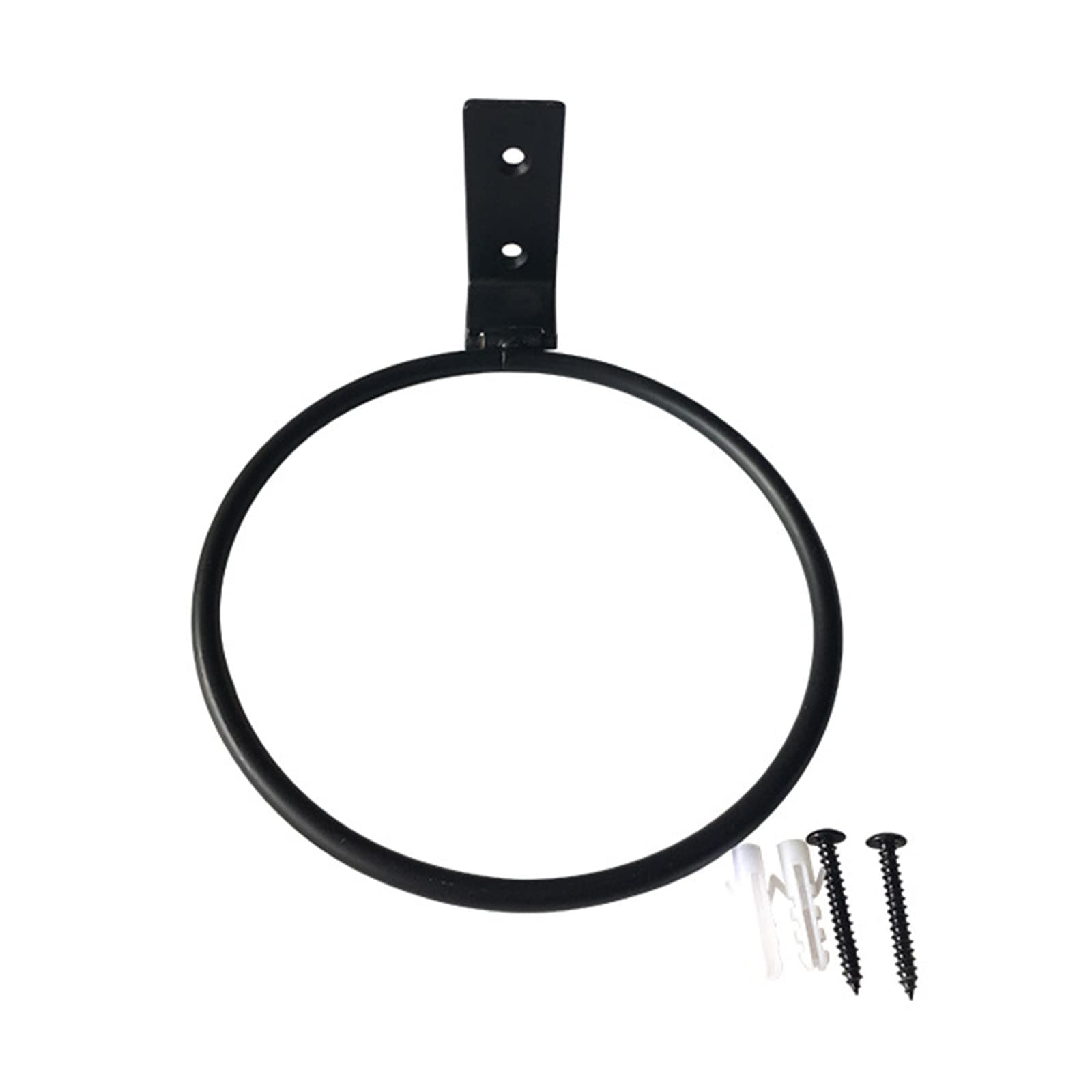 8 Inch Metal Wall Mounted Planter Hooks - Heavy Duty Flower Pot Holder Rings for Indoor/Outdoor Plants - Perfect for Hanging Baskets, Herb Gardens & Balcony Decor