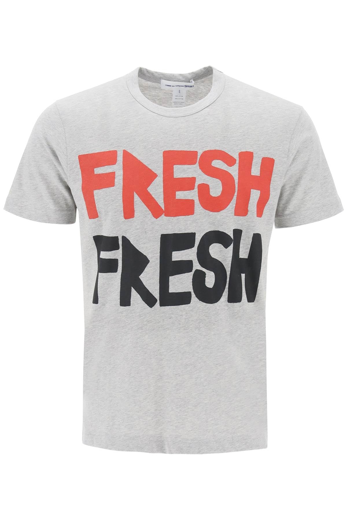 Comme des Garcons Shirt Fresh Print T-Shirt - Stylish Casual Wear for Men & Women - Perfect for Streetwear, Outings & Everyday Fashion