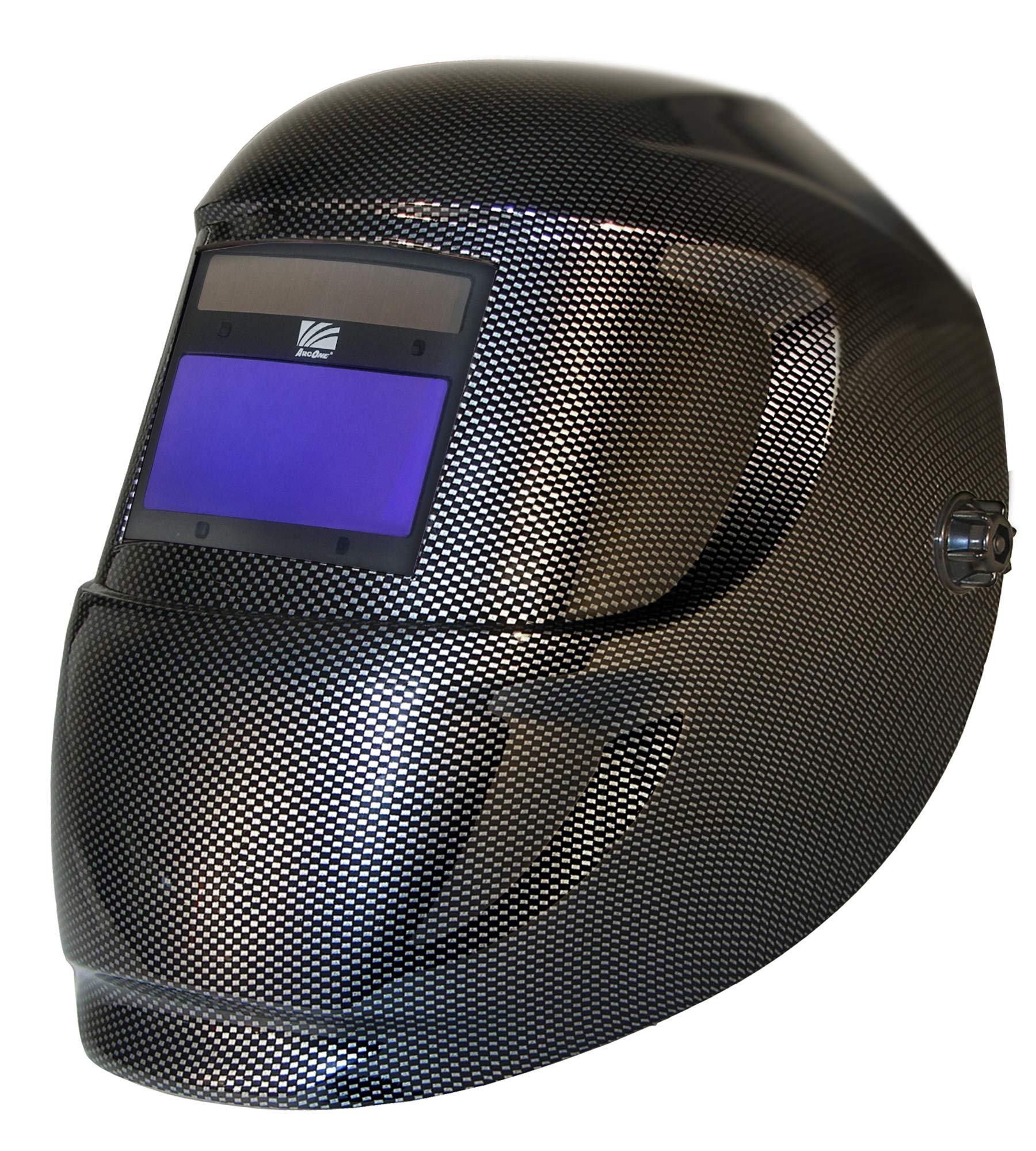 ARCONE 4500V-0110 Carrara Auto-Darkening Welding Helmet with 4500V Carbon Fiber Shell - Ultra Lightweight for MIG, TIG & Arc Welding - Perfect for Construction, Metal Fabrication & DIY Projects