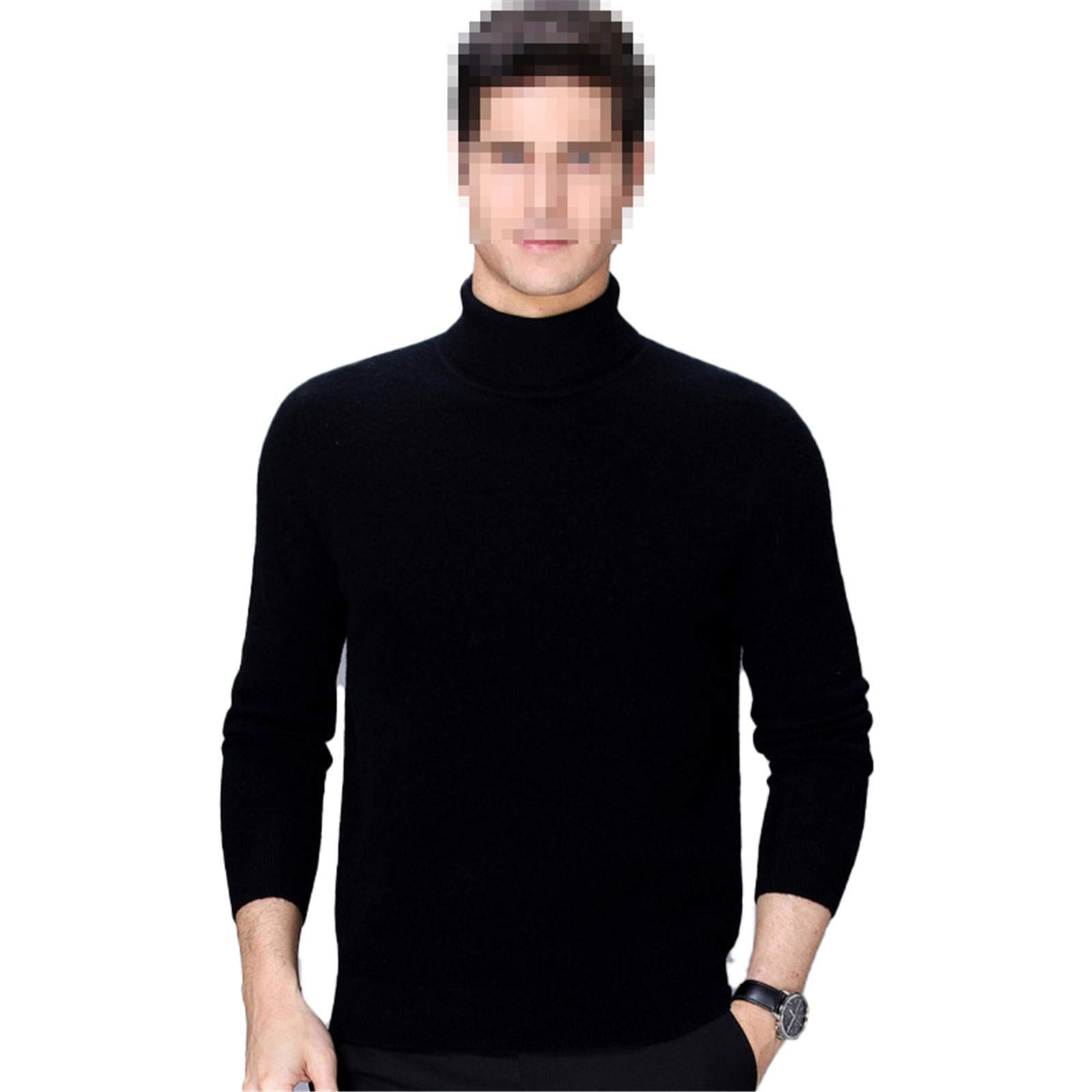Premium Men's Winter Cashmere Wool Turtleneck Sweater - Thick Warm Pullover for Casual Wear - Perfect for Office, Outdoor Activities & Holiday Gifts