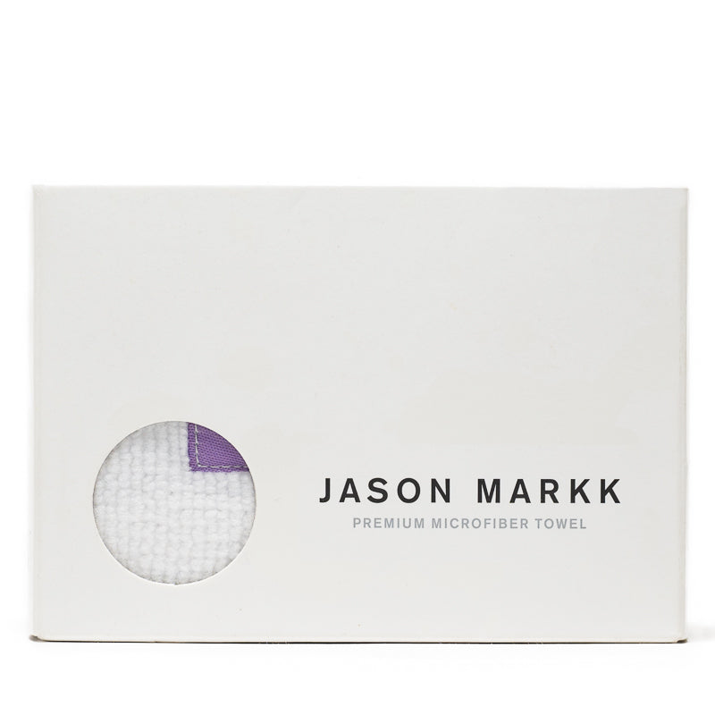 Jason Markk Premium Microfiber Towel - Ultra Soft & Absorbent Cleaning Cloth for Sneakers, Shoes & Accessories - White (Perfect for Car Detailing, Gym & Home Use)