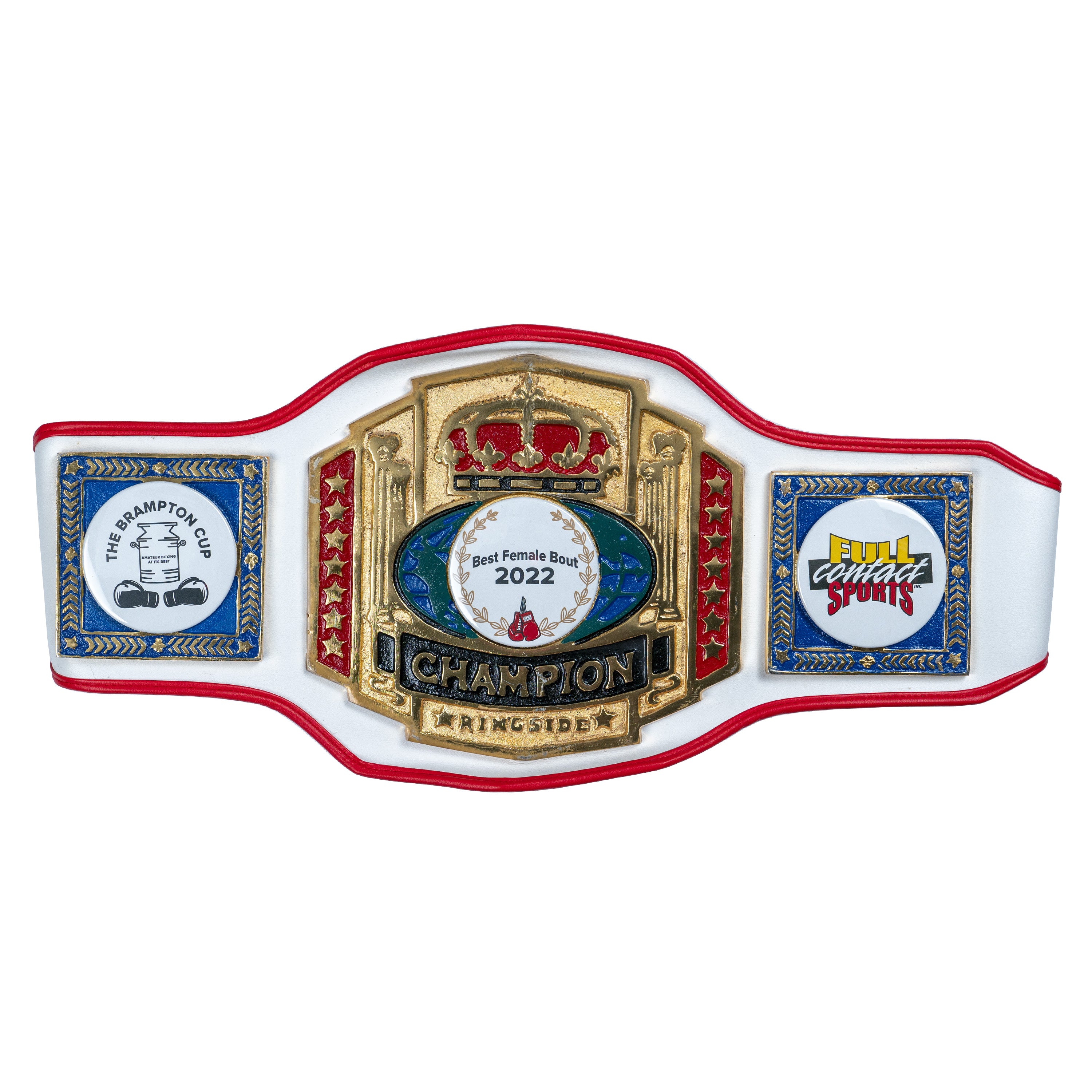 Official Ringside Authentic Championship Belt - WWE Style Wrestling Title - Perfect for Cosplay, Collectibles & Sports Events