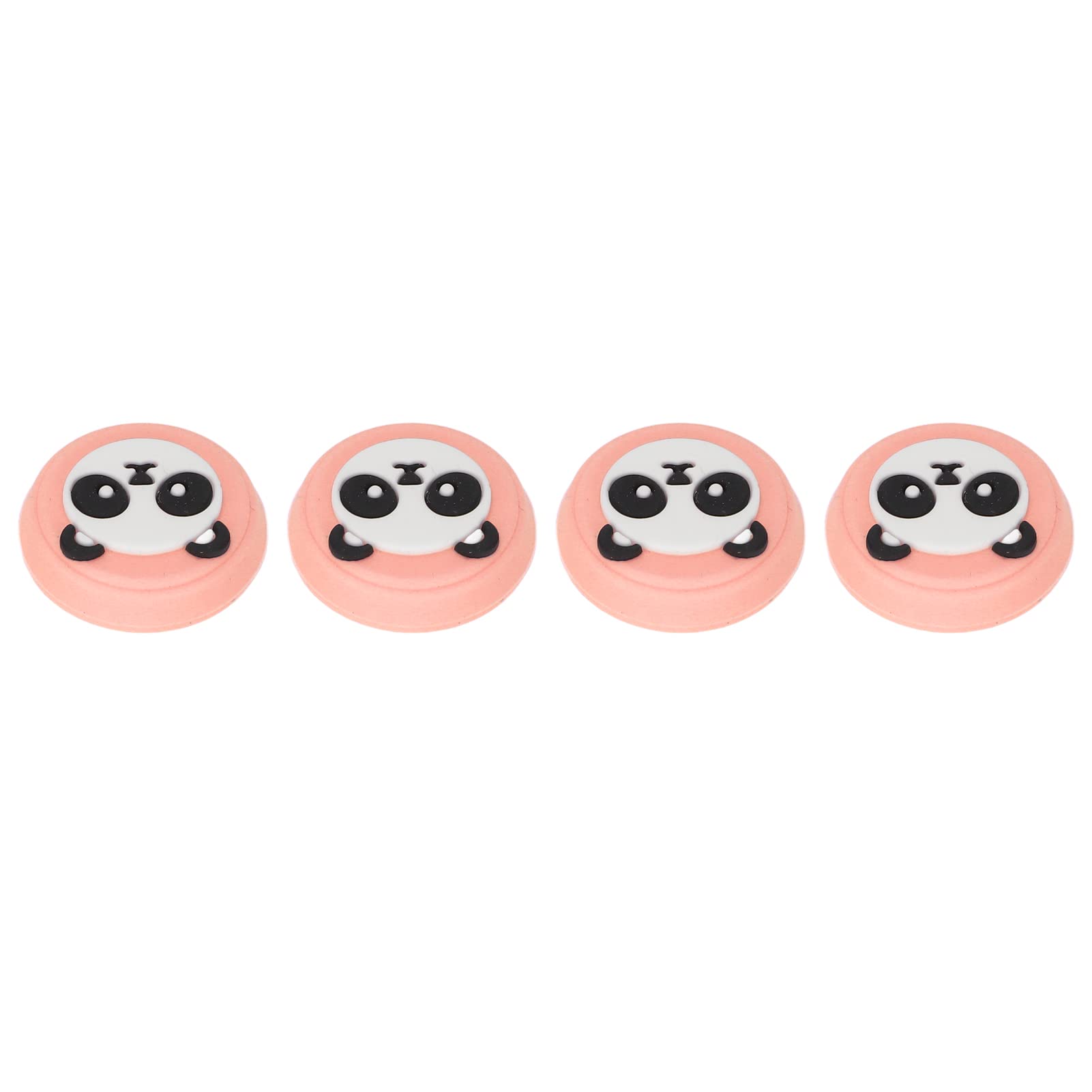 Minifinker Silicone Thumb Grip Caps - 4pcs Slip-Resistant Joystick Grips for Enhanced Controller Comfort and Precision (Pink) - Ideal for Gaming, Console, and Remote Control Use