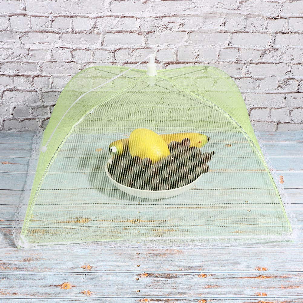 YUYTE 2-Pack Food Umbrellas - Reusable Plate Covers with Built-in 128MB Memory for Outdoor Dining, Picnics, and Party Serving - Keep Food Fresh & Protected from Bugs