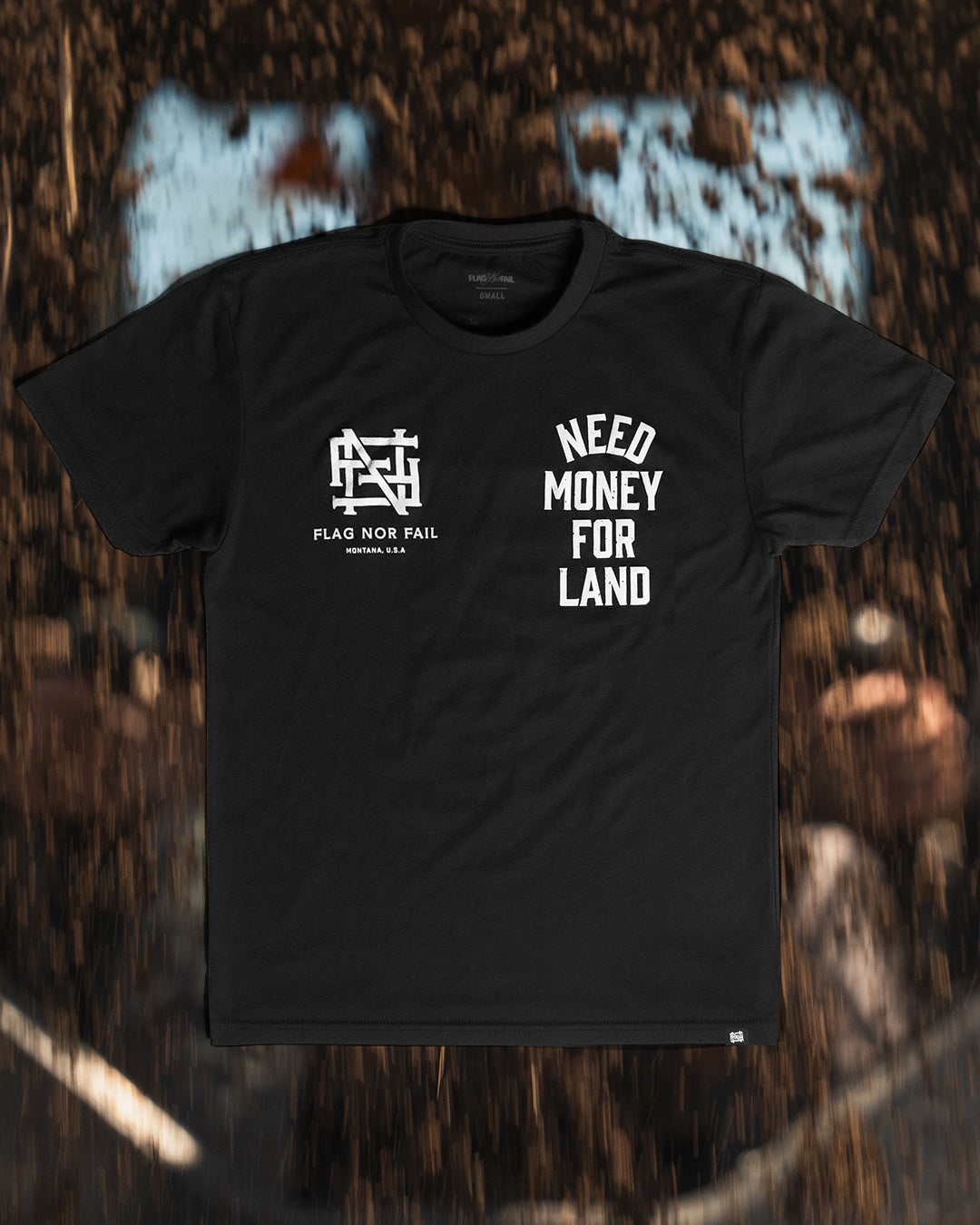 NEED MONEY FOR LAND T-Shirt - Premium Black Cotton Tee for Men & Women | Streetwear Fashion, Casual Wear, Urban Lifestyle