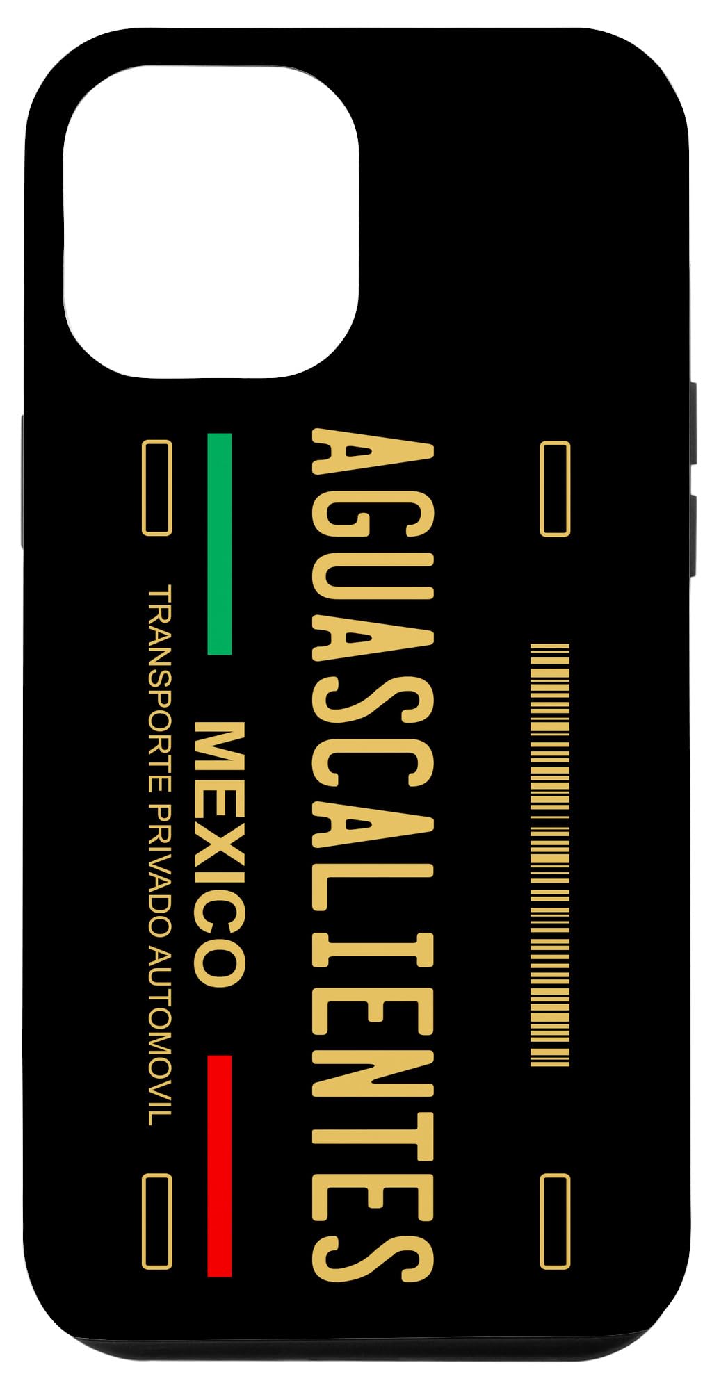 iPhone 12 Pro Max Aguascalientes License Plate Phone Case - Durable Protective Cover for Everyday Use and Travel