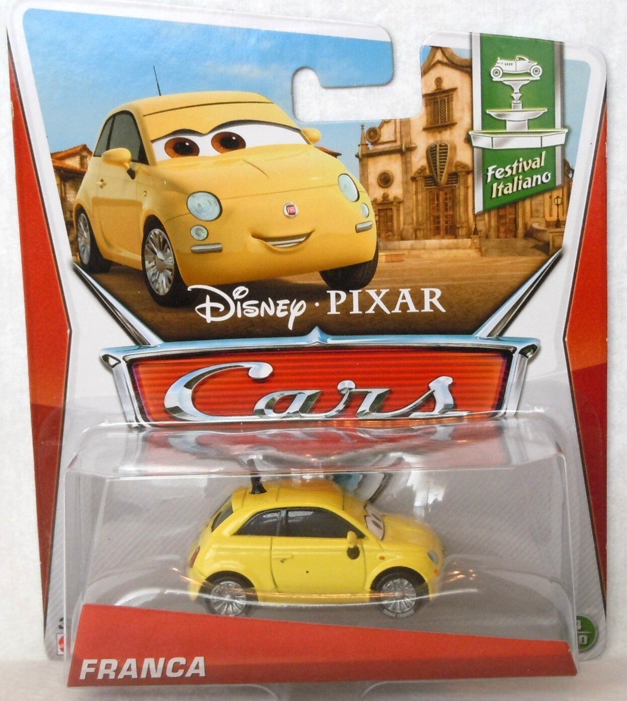 2013 Disney Pixar Cars Franca - Festival Italiano Diecast Toy Car for Kids & Collectors - Perfect for Playtime, Gifts & Disney Collections