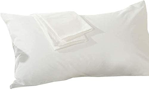 Premium 20x48 Body Pillowcase - 100% Egyptian Cotton, 550 Thread Count, White Solid, Zipper Closure - Luxury Bedding for Comfort & Support - Perfect for Pregnancy, Back Pain Relief, and Relaxation