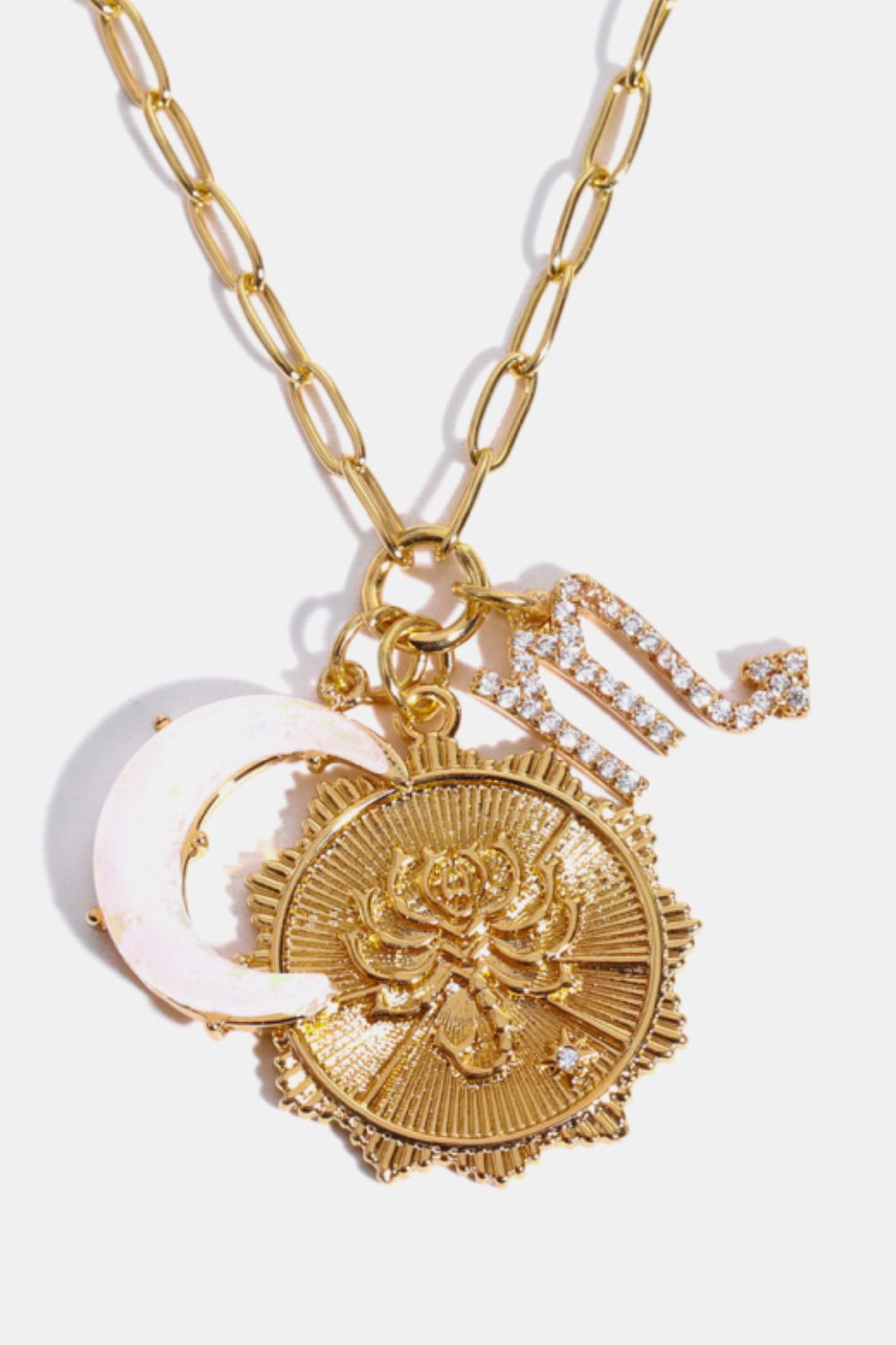 Constellation and Moon Pendant Copper Necklace - Elegant Celestial Jewelry for Women - Perfect for Daily Wear, Gifts & Special Occasions
