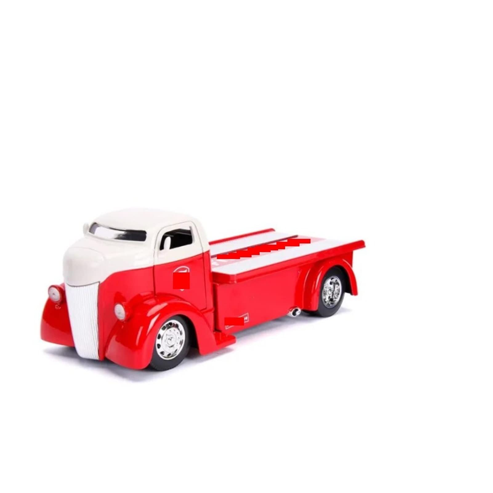 1947 Ford COE Diecast Metal Model Car 1:24 Scale Alloy Craft Decoration - Red with Box, Perfect for Collectors, Display, and Home Office Decor