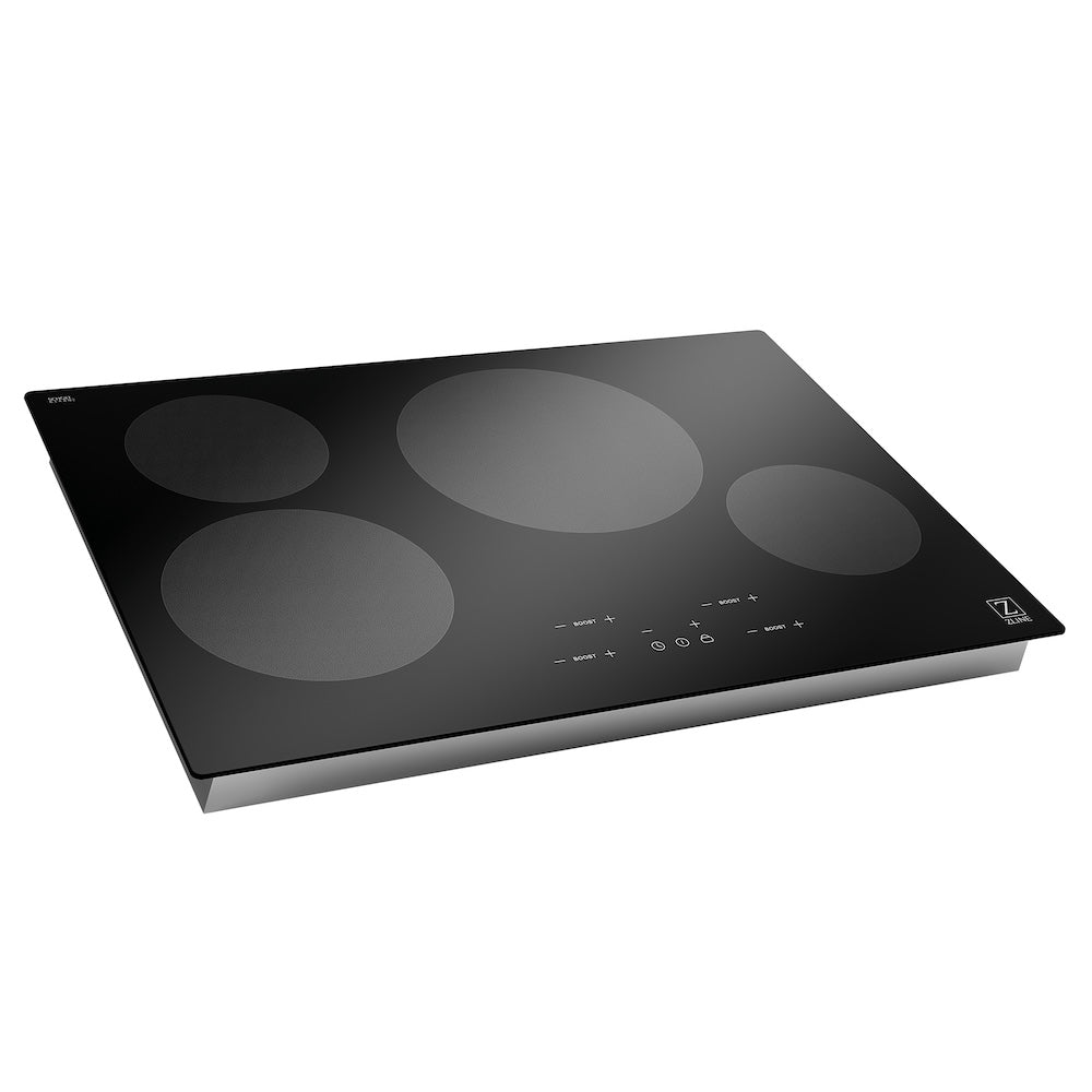 ZLINE 30 Inch 4-Burner Induction Cooktop with Touch Controls - RCIND 30 - Fast Boiling & Precise Cooking for Home Kitchens & Restaurants