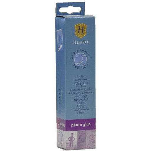 Henzo Photo Glue 100ml - Acid-Free Adhesive for Scrapbooking, Photo Albums & Crafts - Safe for Photos, Paper & Cardstock - Perfect for DIY Projects & Memory Preservation