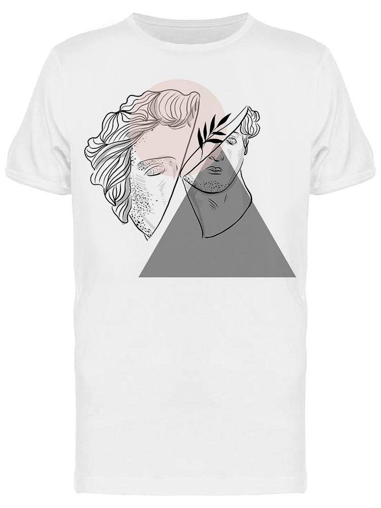 Hand Drawn Sculpture Graphic T-Shirt for Men | Unique Artistic Streetwear | Perfect for Casual Wear, Outings & Gifts